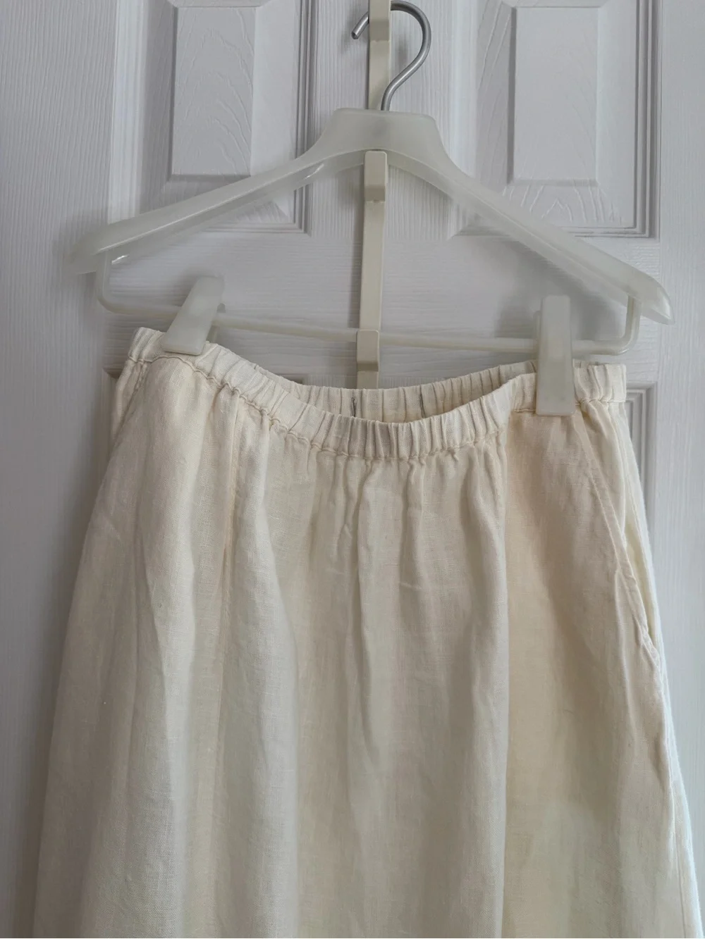 White Linen Set Zara Skirt And Top Size M